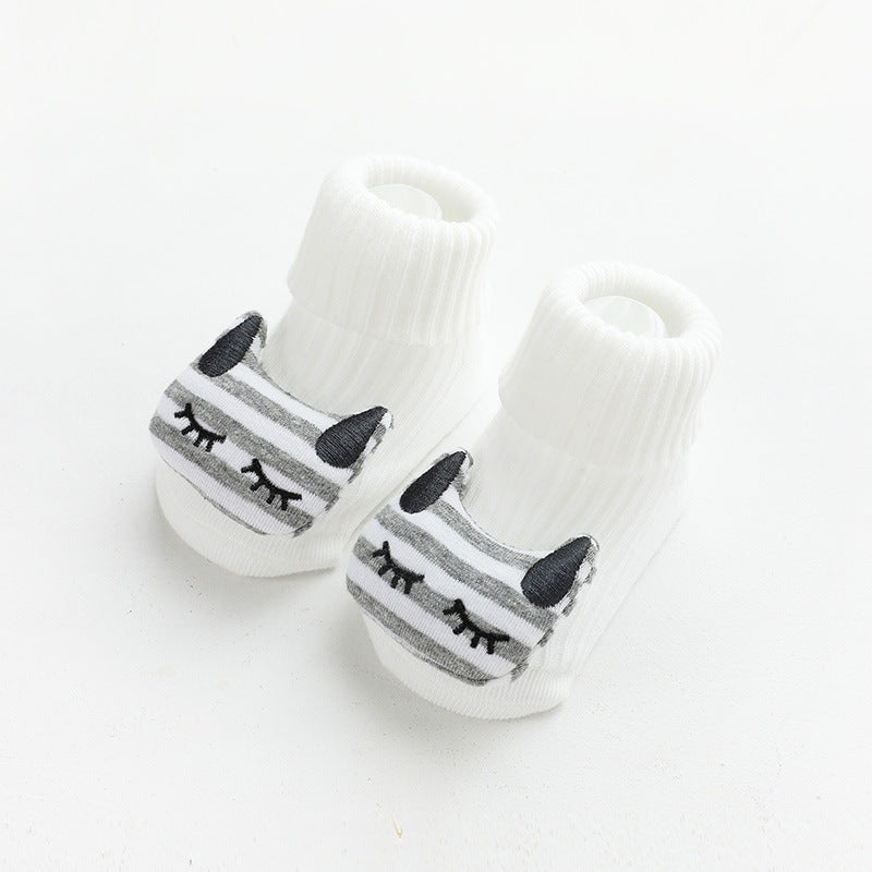 Baby & Kleinkind Anti-Rutsch Socken aus Baumwolle – rutschfeste Krabbelsocken