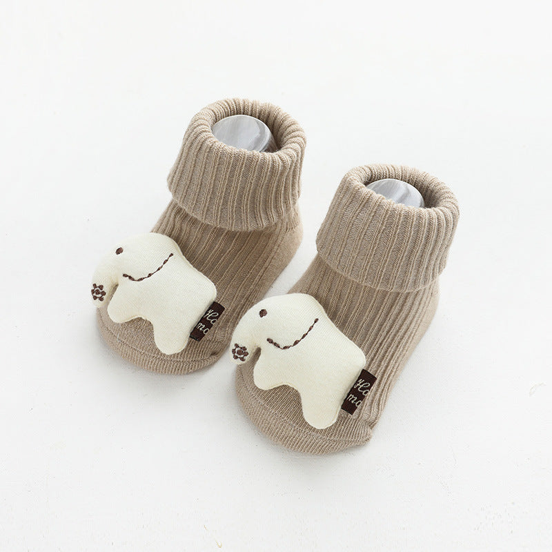 Baby & Kleinkind Anti-Rutsch Socken aus Baumwolle – rutschfeste Krabbelsocken