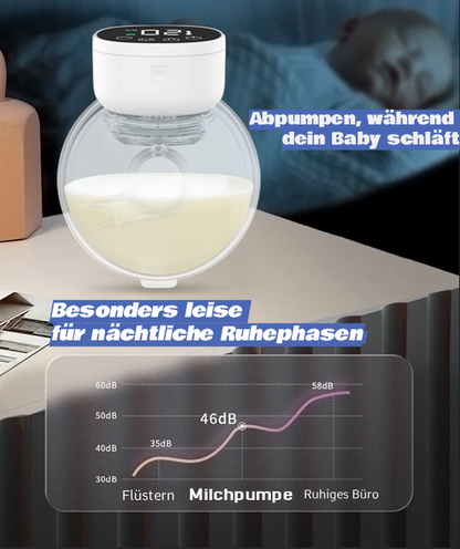 Tragbare Elektrische Milchpumpe – Kabellos, Leise & Komfortabel für Zuhause und Unterwegs