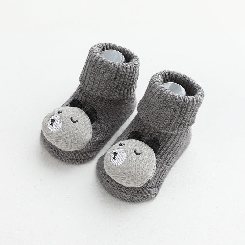 Baby & Kleinkind Anti-Rutsch Socken aus Baumwolle – rutschfeste Krabbelsocken