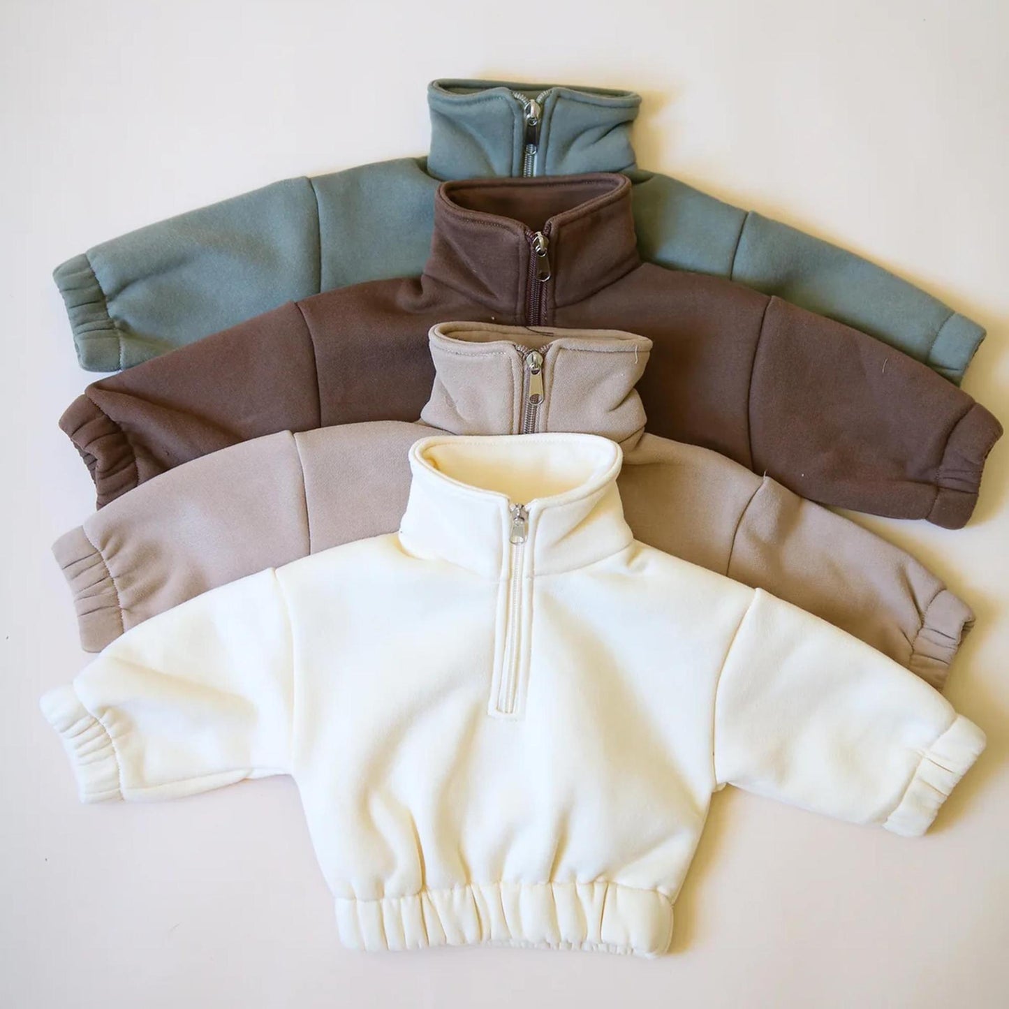 Baby & Kleinkind Zip 2-Teiler Tracksuit aus Baumwolle – bequemer Trainingsanzug Set