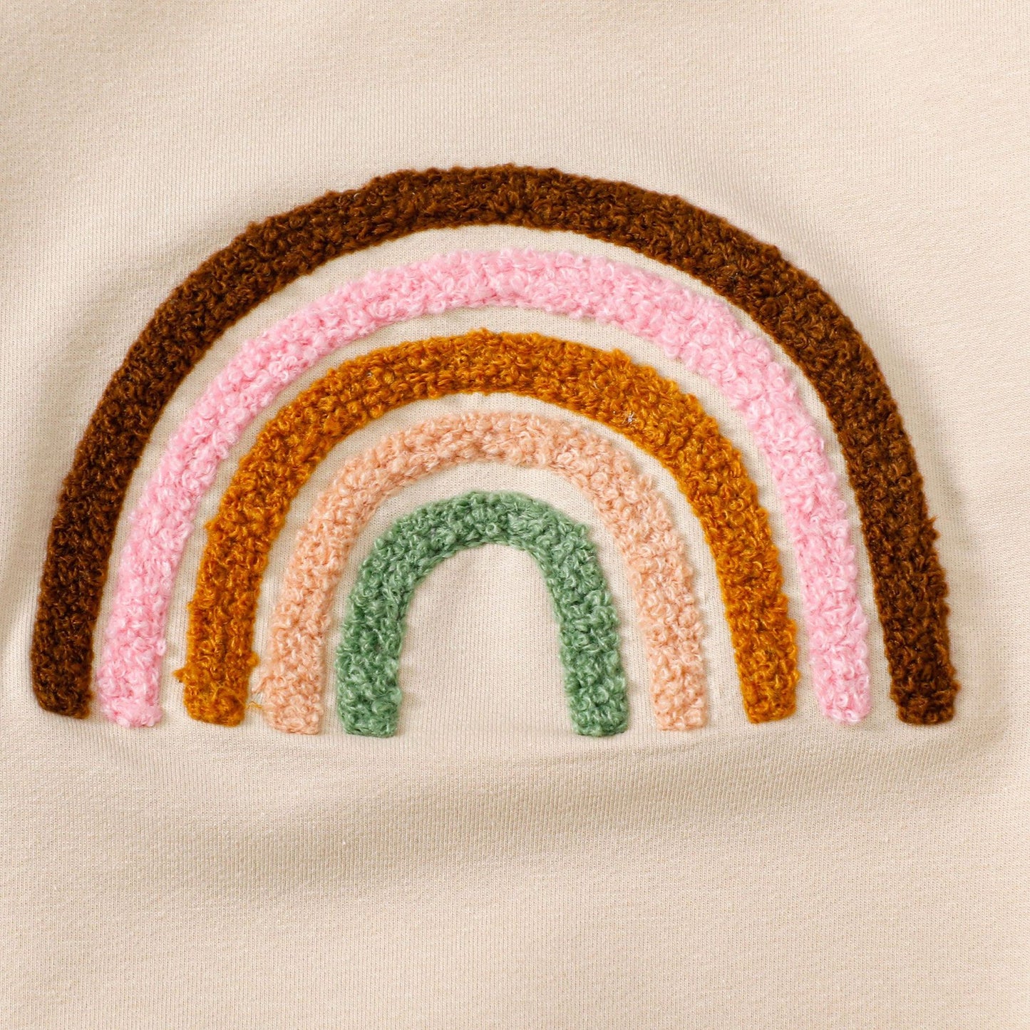 Baby & Kleinkind 2-Teiler Tracksuit „Regenbogen“ aus 100% Baumwolle – süßer Trainingsanzug