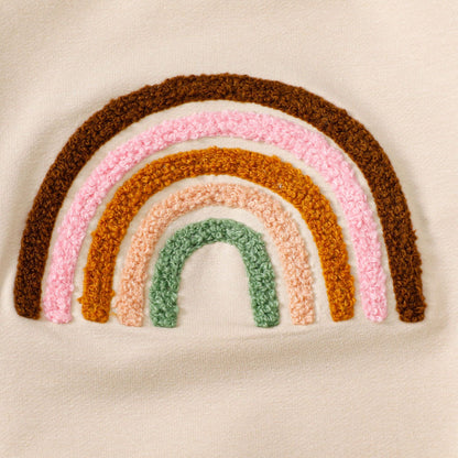 Baby & Kleinkind 2-Teiler Tracksuit „Regenbogen“ aus 100% Baumwolle – süßer Trainingsanzug
