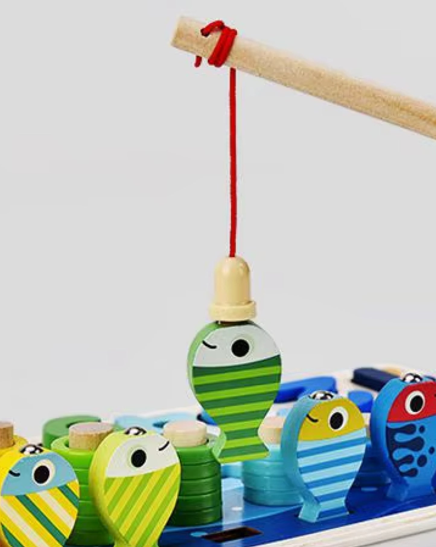Montessori 6-in-1 Holz Lernboard ab 3 Jahren – Farben, Zahlen & Motorik Steckspiel für Kinder