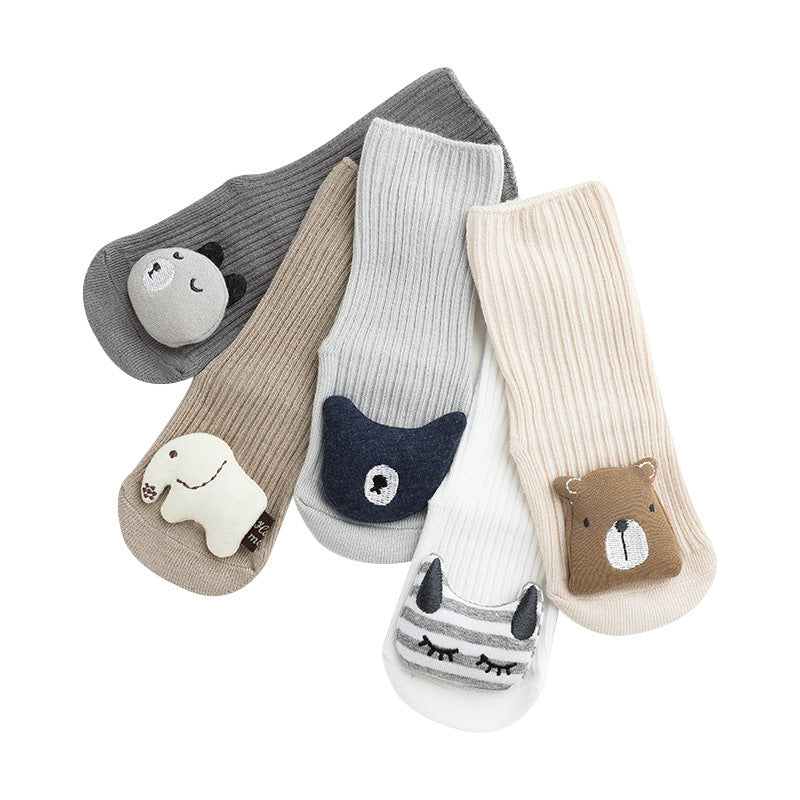 Baby & Kleinkind Anti-Rutsch Socken aus Baumwolle – rutschfeste Krabbelsocken