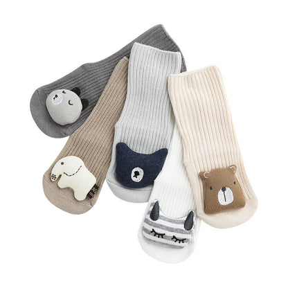 Baby & Kleinkind Anti-Rutsch Socken aus Baumwolle – rutschfeste Krabbelsocken