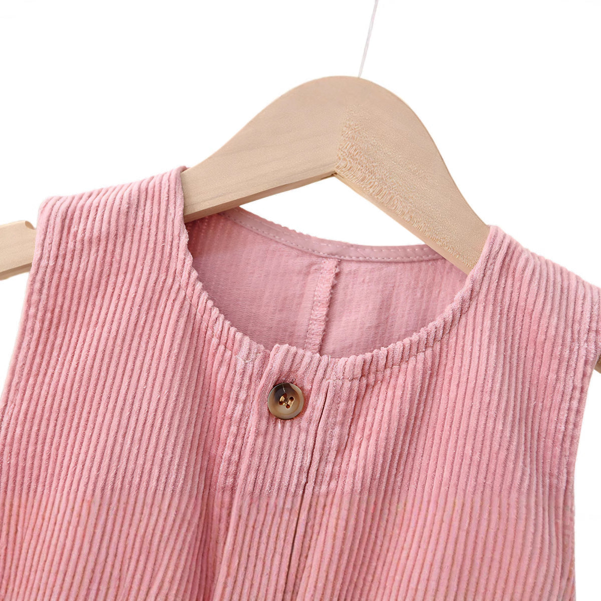Baby & Kleinkind Latzhose aus Cord mit Bären-Stickerei – Unisex Cordhose