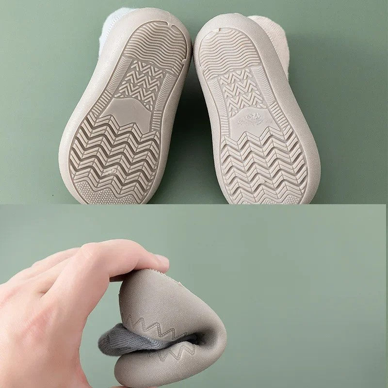 Baby & Kleinkind Lauflernschuhe aus Baumwolle mit weicher rutschfester Sohle – Unisex Kinderschuhe