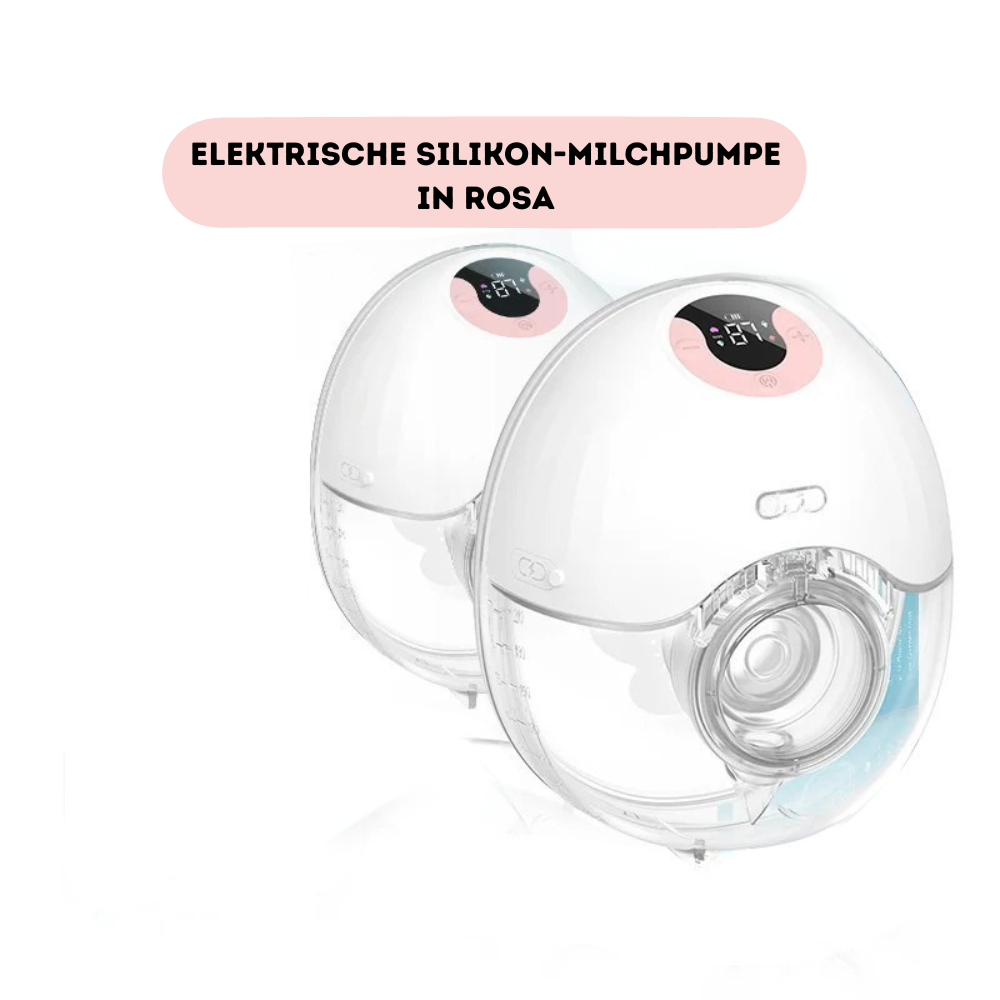 Elektrische Silikon Milchpumpe kabellos – USB aufladbare Brustpumpe mit 4 Modi & 36 Stufen