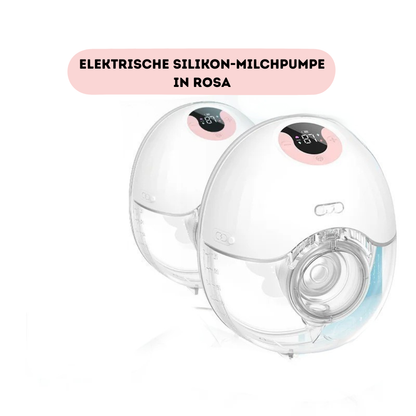 Elektrische Silikon Milchpumpe kabellos – USB aufladbare Brustpumpe mit 4 Modi & 36 Stufen