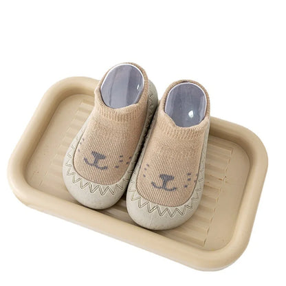 Baby & Kleinkind Lauflernschuhe aus Baumwolle mit weicher rutschfester Sohle – Unisex Kinderschuhe