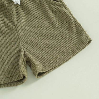 Baby & Kleinkind 2-Teiler „Mama’s Boy“ aus Baumwolle – Sommer Outfit Set