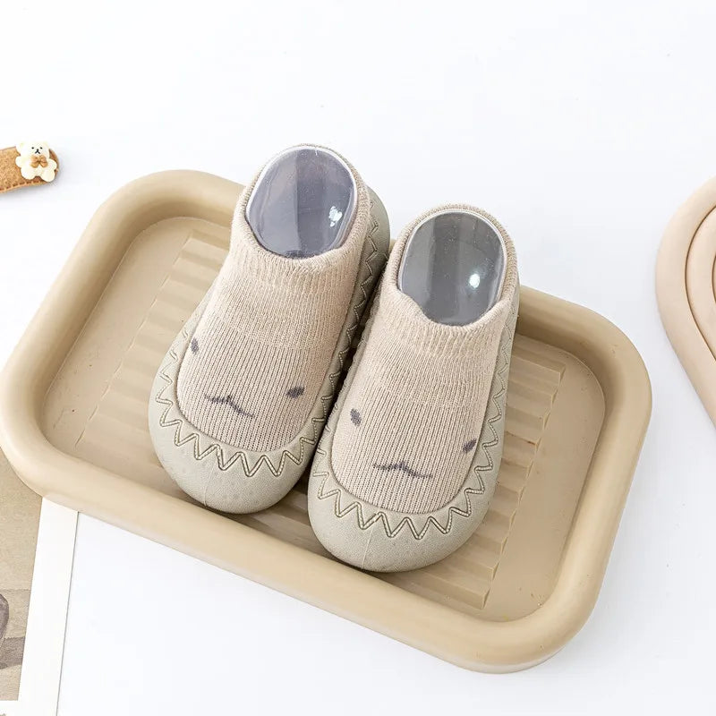Baby & Kleinkind Lauflernschuhe aus Baumwolle mit weicher rutschfester Sohle – Unisex Kinderschuhe