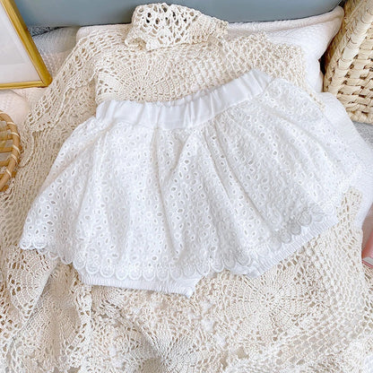 Sommer-Set für Mädchen 1–6 Jahre – Ärmelloses Oberteil & Luftige Shorts aus Baumwolle