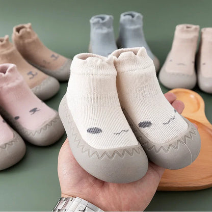 Baby & Kleinkind Lauflernschuhe aus Baumwolle mit weicher rutschfester Sohle – Unisex Kinderschuhe