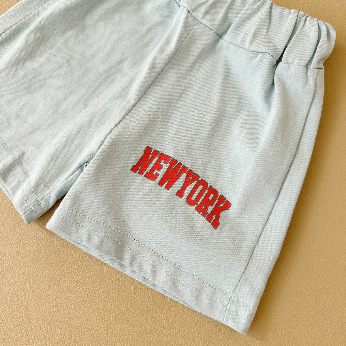 Baby & Kleinkind Sommer 2-Teiler aus Baumwolle – T-Shirt & Shorts Set „NEW YORK“
