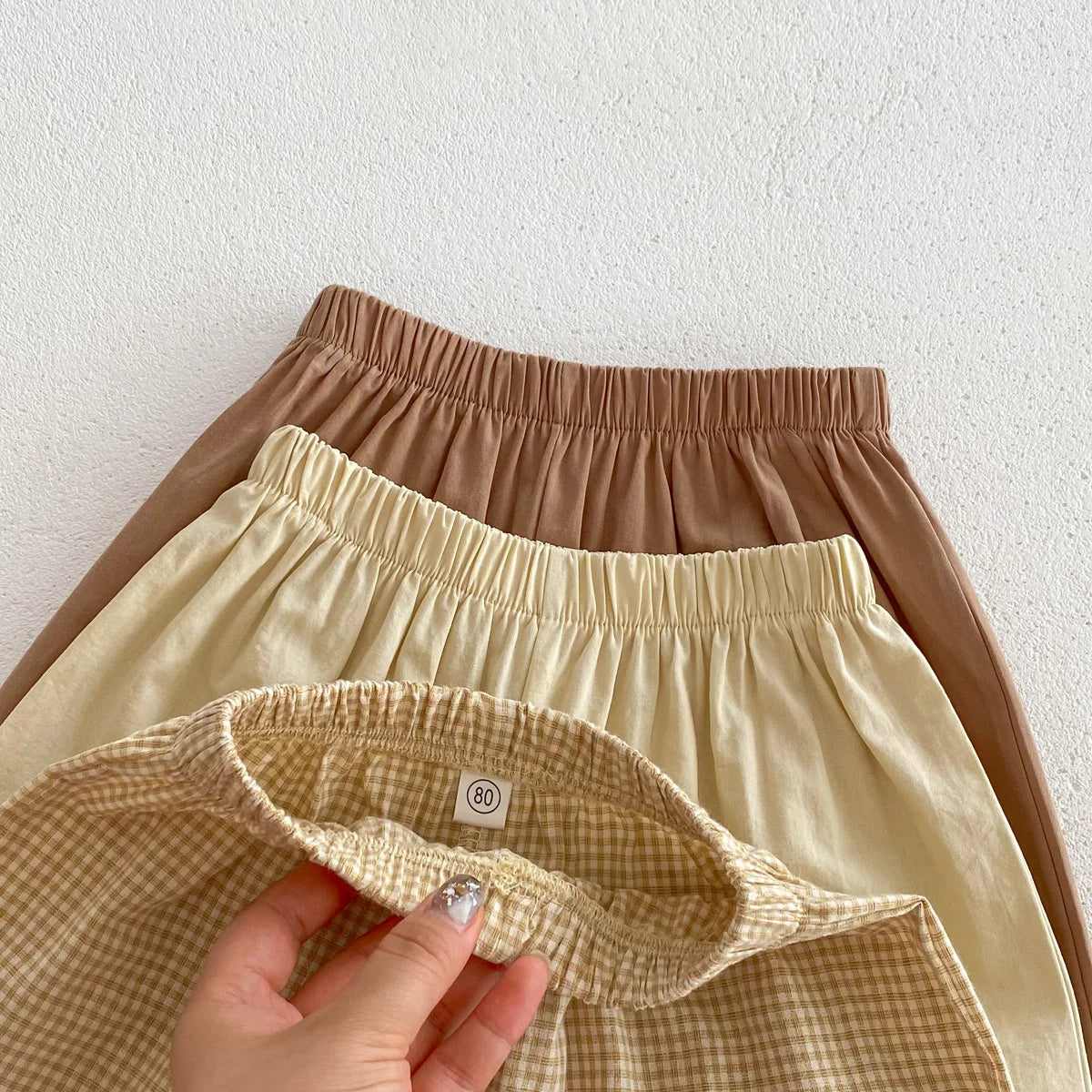 Baby & Kleinkind Casual Sommer 2-Teiler aus Baumwolle – schlichtes Hemd & Shorts Set