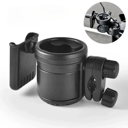 3-in-1 Kinderwagen Getränkehalter mit Handyhalter – Universal Becherhalter & Flaschenhalter