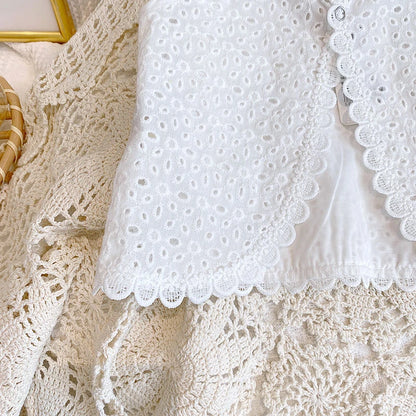 Sommer-Set für Mädchen 1–6 Jahre – Ärmelloses Oberteil & Luftige Shorts aus Baumwolle