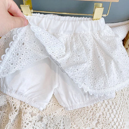 Sommer-Set für Mädchen 1–6 Jahre – Ärmelloses Oberteil & Luftige Shorts aus Baumwolle