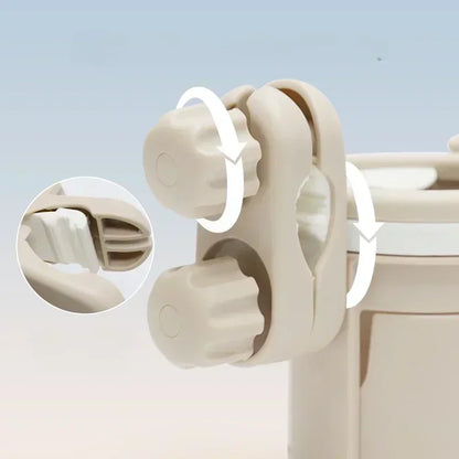 3-in-1 Kinderwagen Getränkehalter mit Handyhalter – Universal Becherhalter & Flaschenhalter