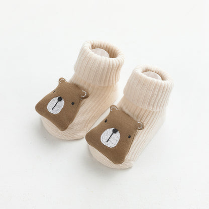 Baby & Kleinkind Anti-Rutsch Socken aus Baumwolle – rutschfeste Krabbelsocken