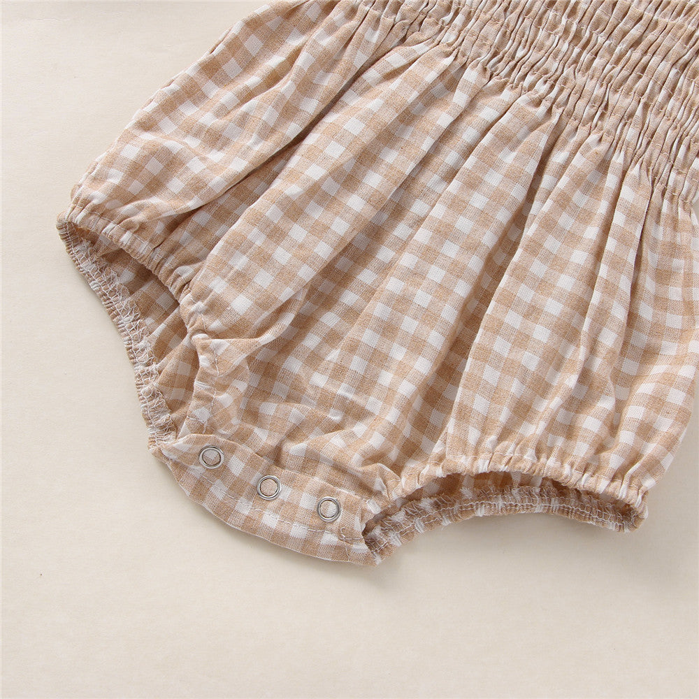 Süßer Baby Kurzarmbody mit Schleife – eleganter Mädchen Strampler