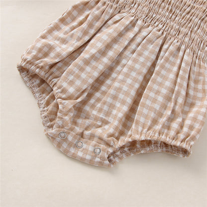 Süßer Baby Kurzarmbody mit Schleife – eleganter Mädchen Strampler